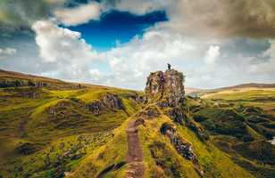 Ile de Skye,  site des fairy glen à Uig, rando