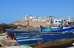 Les remparts d'Essaouira, Maroc