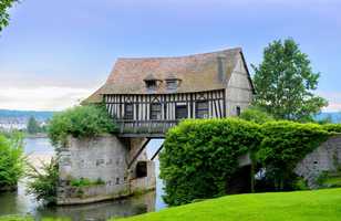 Maison à colombages normande