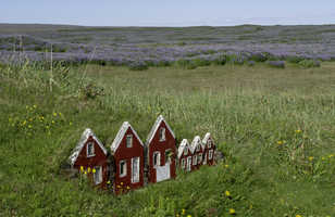 Maisons d’elfes en Islande