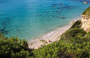 Plage de Binigaus dans la zone la plus sauvage de Minorque