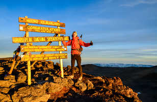Sommet du pic Uhuru Mont Kilimandjaro