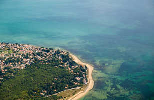Vue aérienne de Noirmoutier