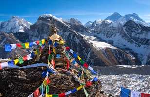 Vue sur l'Everest depuis Gokyo ri