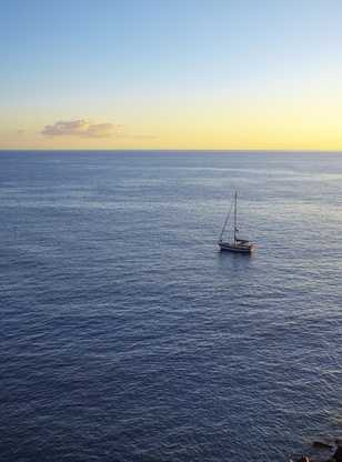 Bateau près de Tenerife