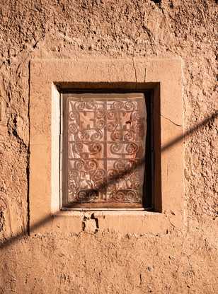 Détail d'une fenêtre marocaine