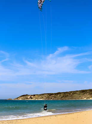 Kitesurf à Tarifa, Espagne