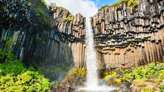 Cascade Svartifoss en Islande