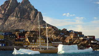 Photo de la goelette la Louise, Groenland
