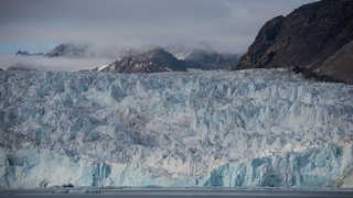 Glacier du Svalbard, Spitzberg, blomstrandbreen