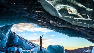 Grotte de glace en Islande