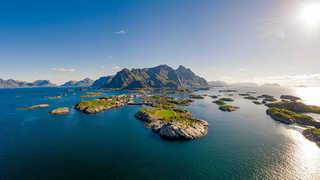 Henningsvaer dans les iles Lofoten en Norvège