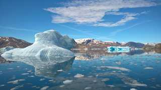 Icebergs au Groenland l'été