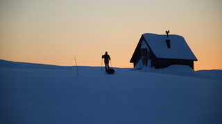 Kungsleden en hiver raid hivernal Suède