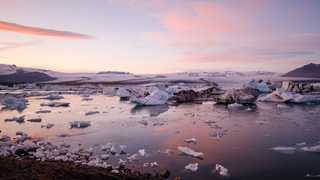 Lagune Jokulsarlon Islande