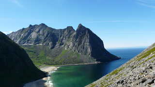 Plage de la baleine Norvège