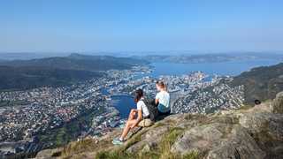 Randonnée au dessus de Bergen