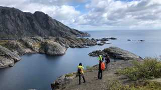 Randonnée Norvège dans les Lofoten Nesland Nusfjord