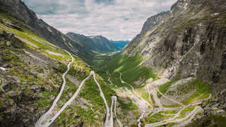 Route de Trollstigen en Norvège