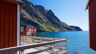 Voyage à Nusfjord petit village norvégien du Nord