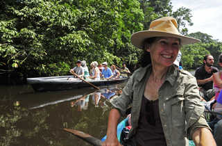canoë dans la parc national Tortuguero - © S. FAUTRE canoë dans la parc national Tortuguero