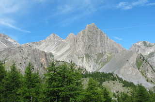 Paysage de la Haute Ubaye, Alpes du sud