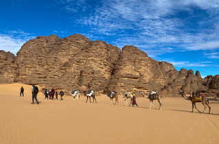 Petit groupe dans le Sahara en Algérie de Essendilène à Djanet