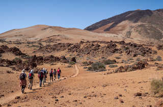 Randonnée dans le parc national du Teide, Tenerife. © Sinssaine Bertrand Canaries, Tenerife, Parc national du Teide