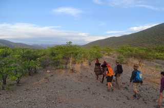 Trek avec les Himbas dans la région du Kaokoland en Namibie