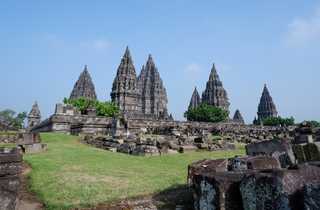 Vue de Temple Prambanan