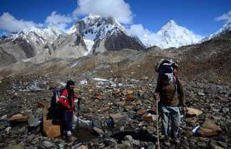 2 randonneurs au K2