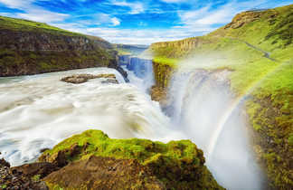 cascade de Gullfoss en Islande