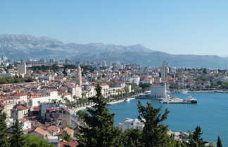 Croatie, vue sur Split depuis la colline de Marjan