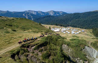 Départ de l'éco-village pour le parc national Biogradska Gora