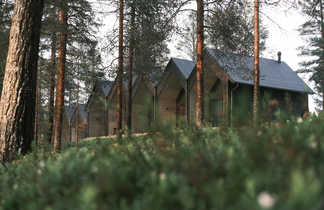 Eco-lodges l'été, camp Norwide Finlande