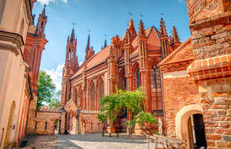 Eglise Sainte Anne, Vilnius, Lituanie