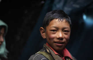 Enfant tibétain au Tibet