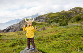 Enfant viking en Norvège