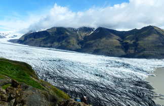 Glacier l'été en Islande