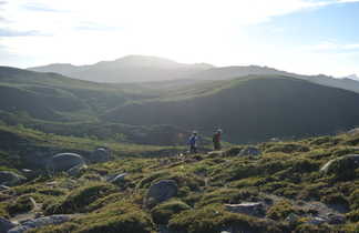 coucher de soleil sur le GR20