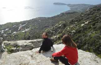 Grece, Cyclades randonnée sur l'île d'Andros