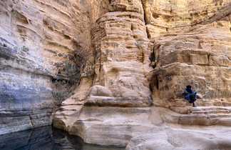 Guelta en eaux en Algérie