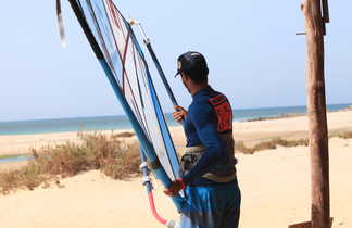 windsurf course session à Dakhla Lagoon avec ION CLUB