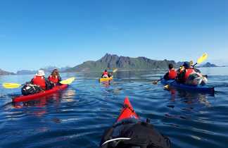 Kayak dans les îles Lofoten