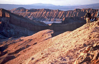 la vallée de la Lune dans le désert d'Atacama