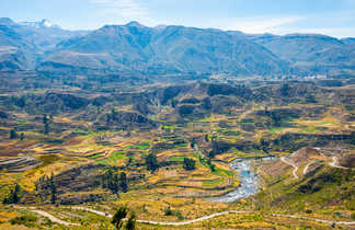 La vallée et le canyon de Colca, entre Arequipa et le Lac Titicaca au Pérou