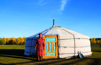 La vie dans les yourtes de Mongolie