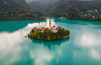 Lac de Bled en Slovénie