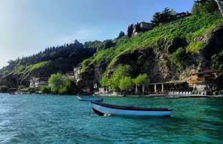 Lac d'Ohrid - le plus profond des Balkans - en Albanie