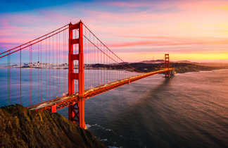 le Golden Gate Bridge, pont de San Francisco aux USA